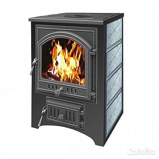 Печь-камин везувий пк-02 (205) с плитой Везувий В1