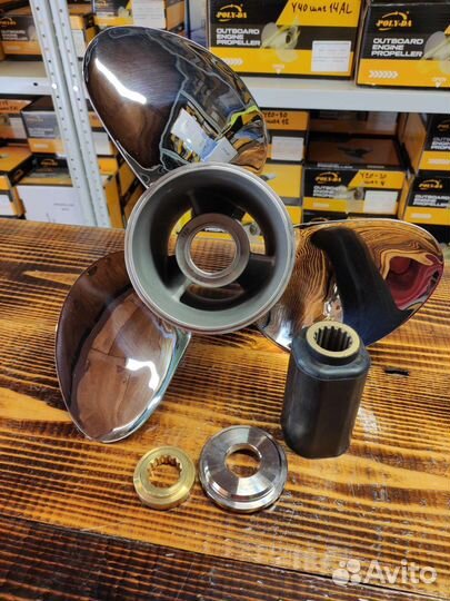 Гребной винт Yamaha 150-300; 3*14*19, сталь