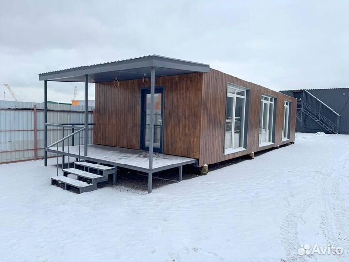 Модульный дом из морского контейнера