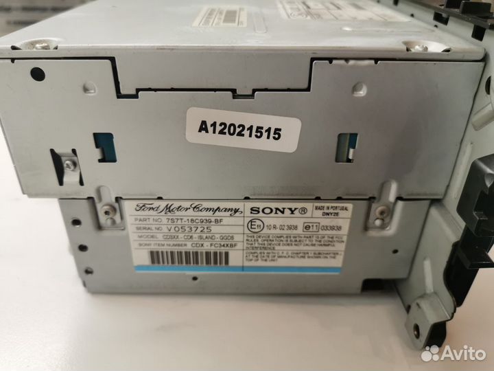 Магнитола sony (ford)