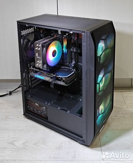 Игровой компьютер rtx 4070 / ryzen 7500f / b650