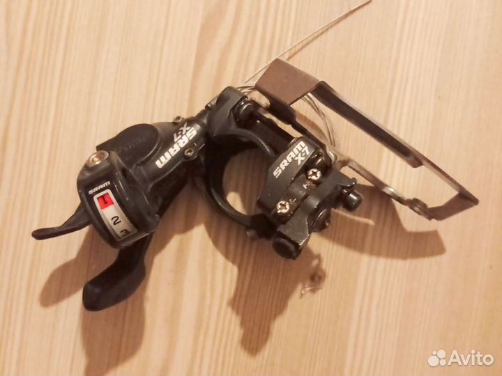 Переключатель передний и манетка sram x 7