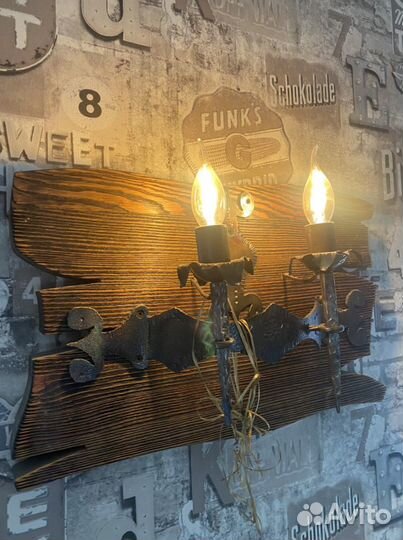 Бра ручной работы, ковка