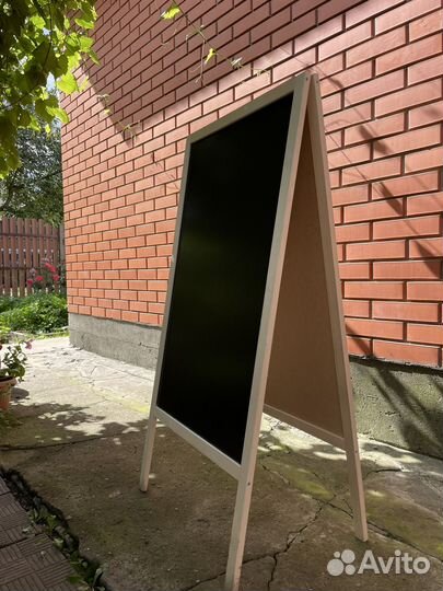 Доска-штендер меловая/магнитно-маркерная