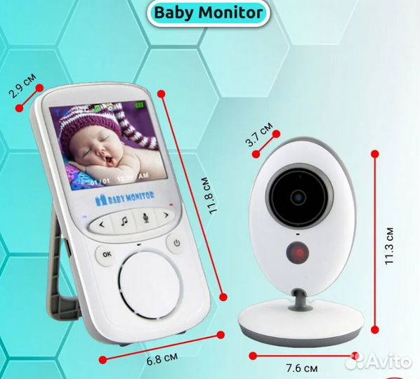 Видеоняня Baby Monitor VB605 с двусторонней связью