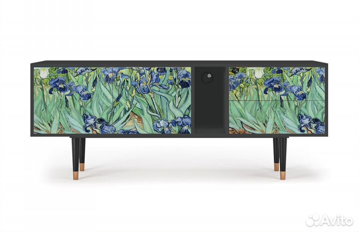 Тв-тумба T1 - Антрацит - Irises