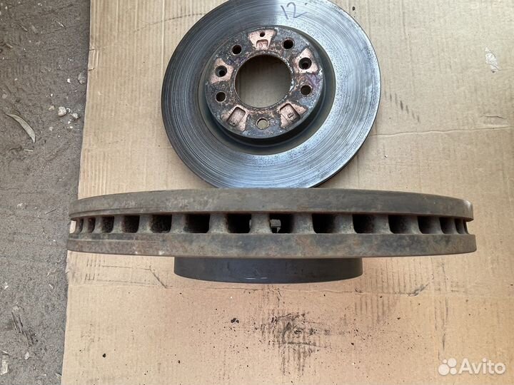 Тормозные диски передние Mazda cx7 cx9