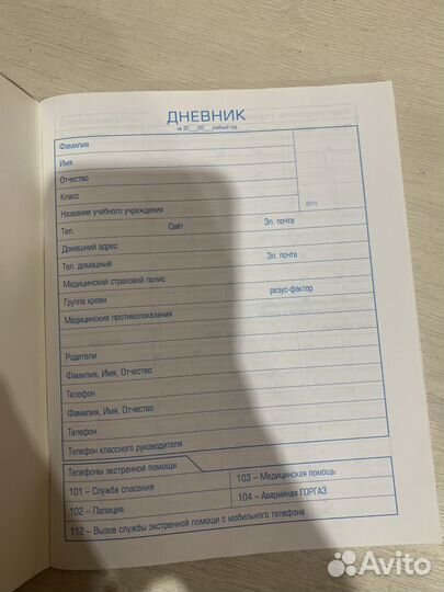 Дневник школьный