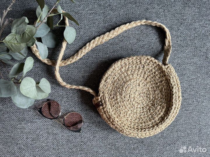 Плетенная сумка летняя ручная работа