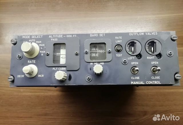 Селекторная панель B-747,авиадеталь