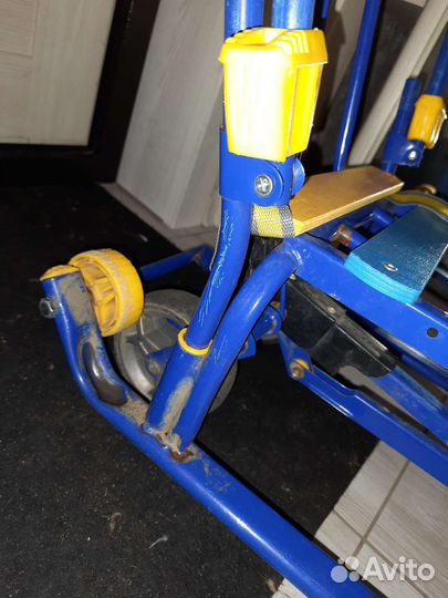 Детские санки с большими колесами