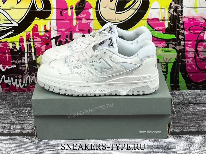 Кроссовки New Balance 550 White (36-45)