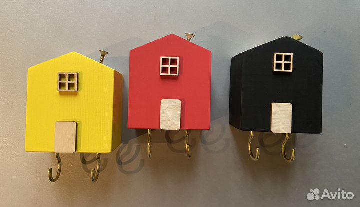 Ключница домики настенная