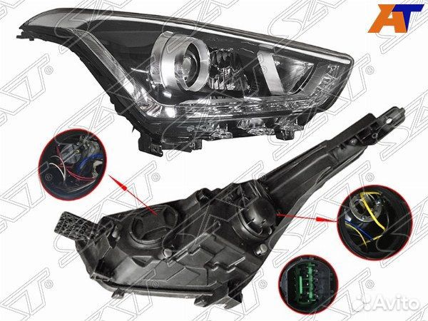 Фара hyundai creta