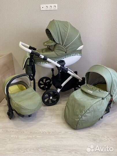 Коляска 3 в 1 mimi style