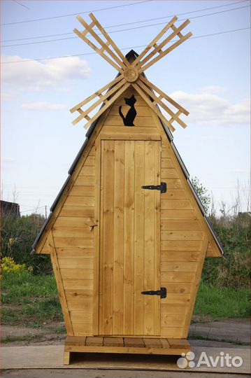 Уличный туалет с установкой