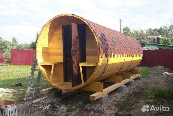 Бани бочки на заказ. Баня 