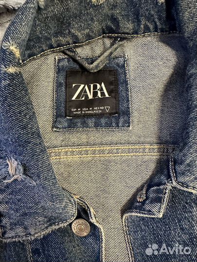 Джинсовая куртка zara