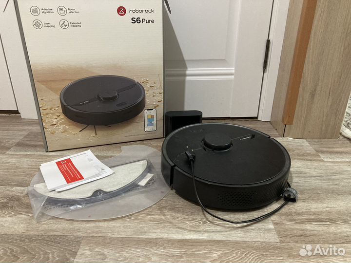 Робот пылесос моющий Roborock S6 Pure