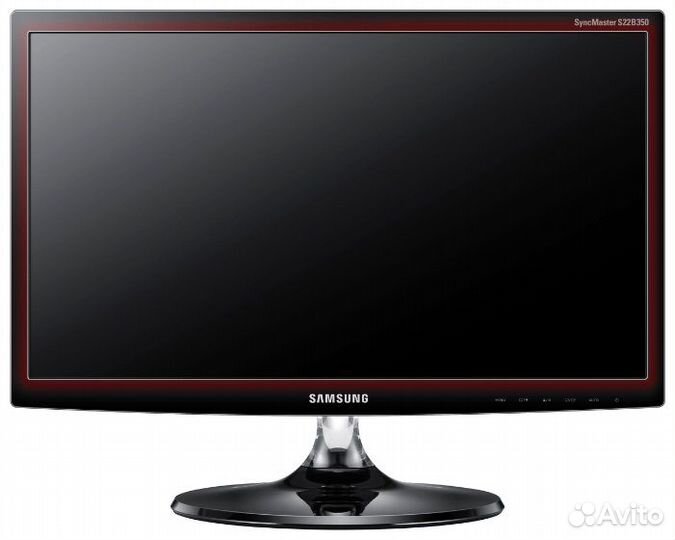 Монитор Samsung S24B350HL черно-красный