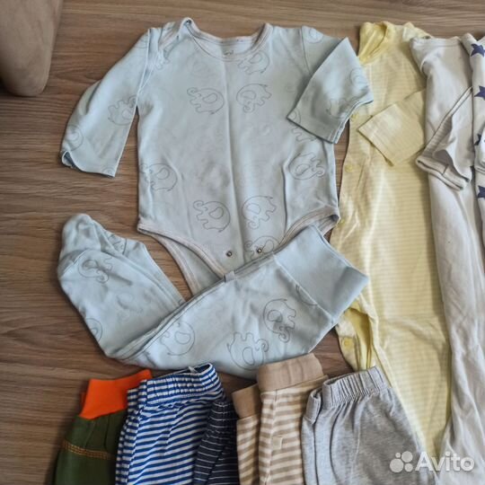 Большой пакет 29шт. одежды 56-68р