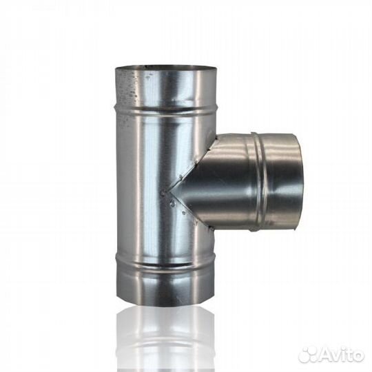 Тройник оцинкованный 125/125 /125