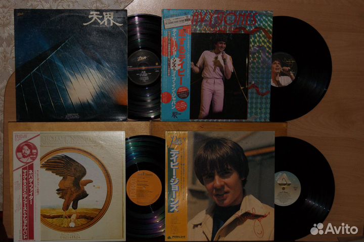 100 штук Виниловых пластинок пр. япония
