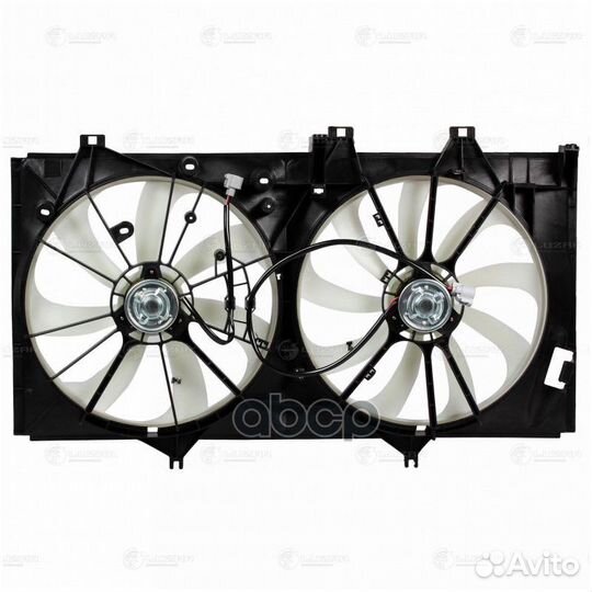 Э/вентиляторы охл. с кожухом (2 вент.) для а/м