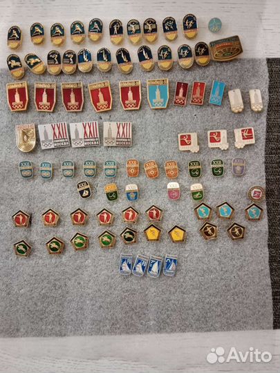 Значки олимпиада 80