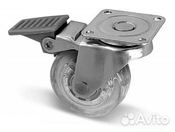 Колесо силиконовое для мебели