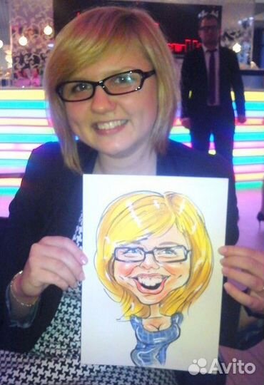 Портрет по фото, шарж - лучший подарок близким