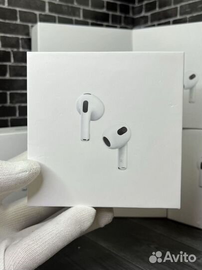 Наушники Apple AirPods 3 premium (чехол в подарок)