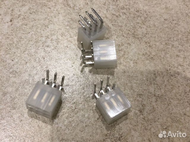 Разъём, разъем угловой для плат S9 6 пин 5569