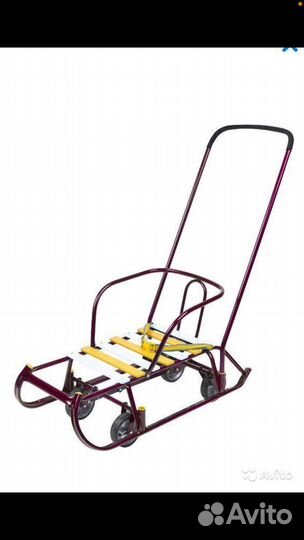 Санки с колесами новые