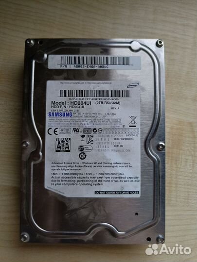 Жёсткий диск Samsung 2tb