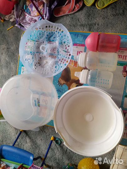 Стерилизатор philips avent+бутылочки+поильник