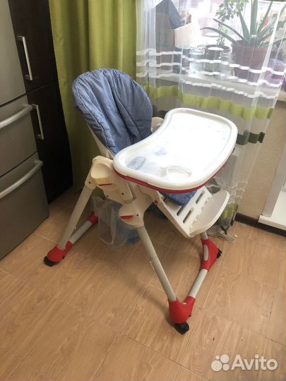 Стульчик для кормления chicco polly 2 in 1