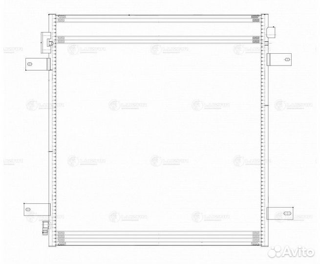 Радиатор кондиционера Ниссан Патрол 10