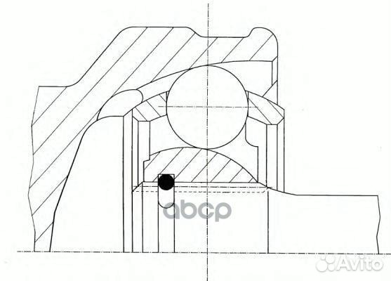 Шрус наружн к-кт VW: transporter T5/multivan рк