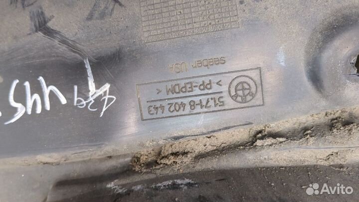 Защита арок (подкрылок) левая передняя BMW X5 E53, 2002