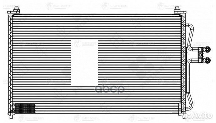 Радиатор кондиц. для а/м Ford Escape