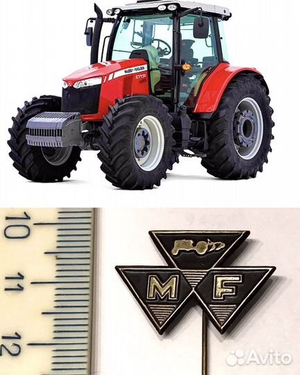 Значок USA Massey Ferguson тракторы латунь