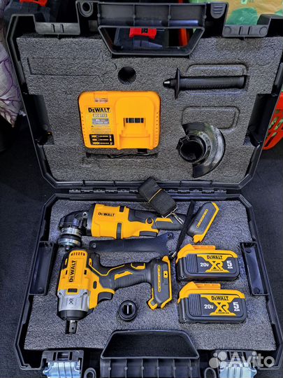 Ушм болгарка аккумуляторная и гайковерт-шуруповёрт