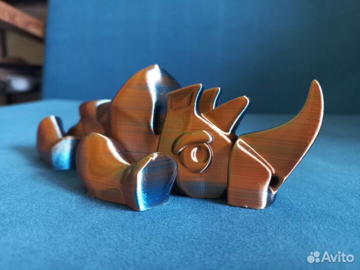 Игрушка-носорог, антистресс