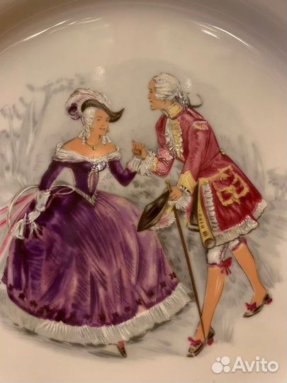 Тарелка декоративная фарфор Бавария