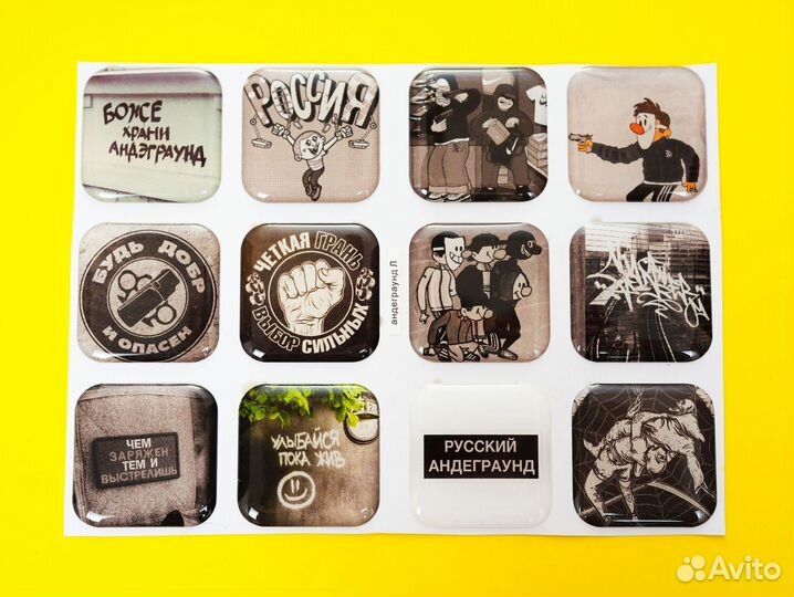 Печать 3d стикеров наклеек