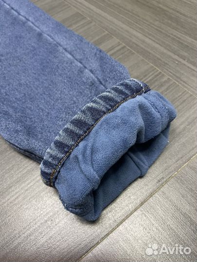 Джинсы утепленные для девочки 152