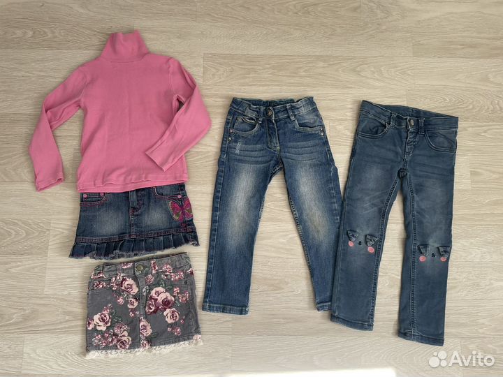 Пакет вещей на девочку 98 104