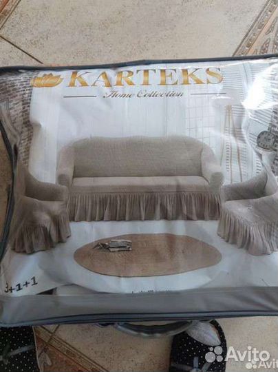 Набор чехлов на диван+2кресла