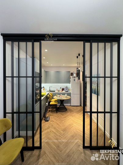 Раздвижные межкомнатные перегородки на заказ